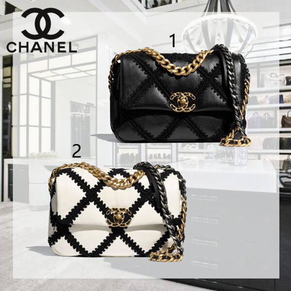 【21CR最新作*争奪戦】★シャネル19★クロシェ フラップバッグ AS1160 B04824 C0200